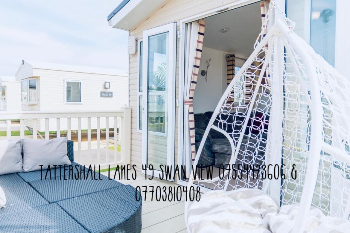 Swan View Retreats # Hottub # Egg Chair # Bbq & Bikes Included 8 Berth Tattershall Esterno foto