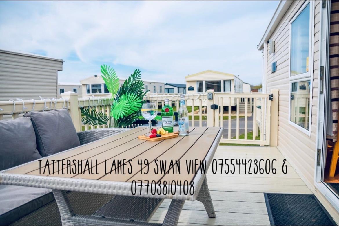 Swan View Retreats # Hottub # Egg Chair # Bbq & Bikes Included 8 Berth Tattershall Esterno foto