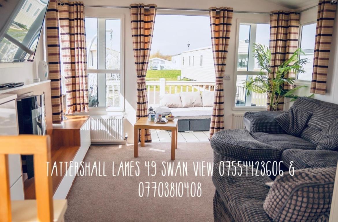 Swan View Retreats # Hottub # Egg Chair # Bbq & Bikes Included 8 Berth Tattershall Esterno foto
