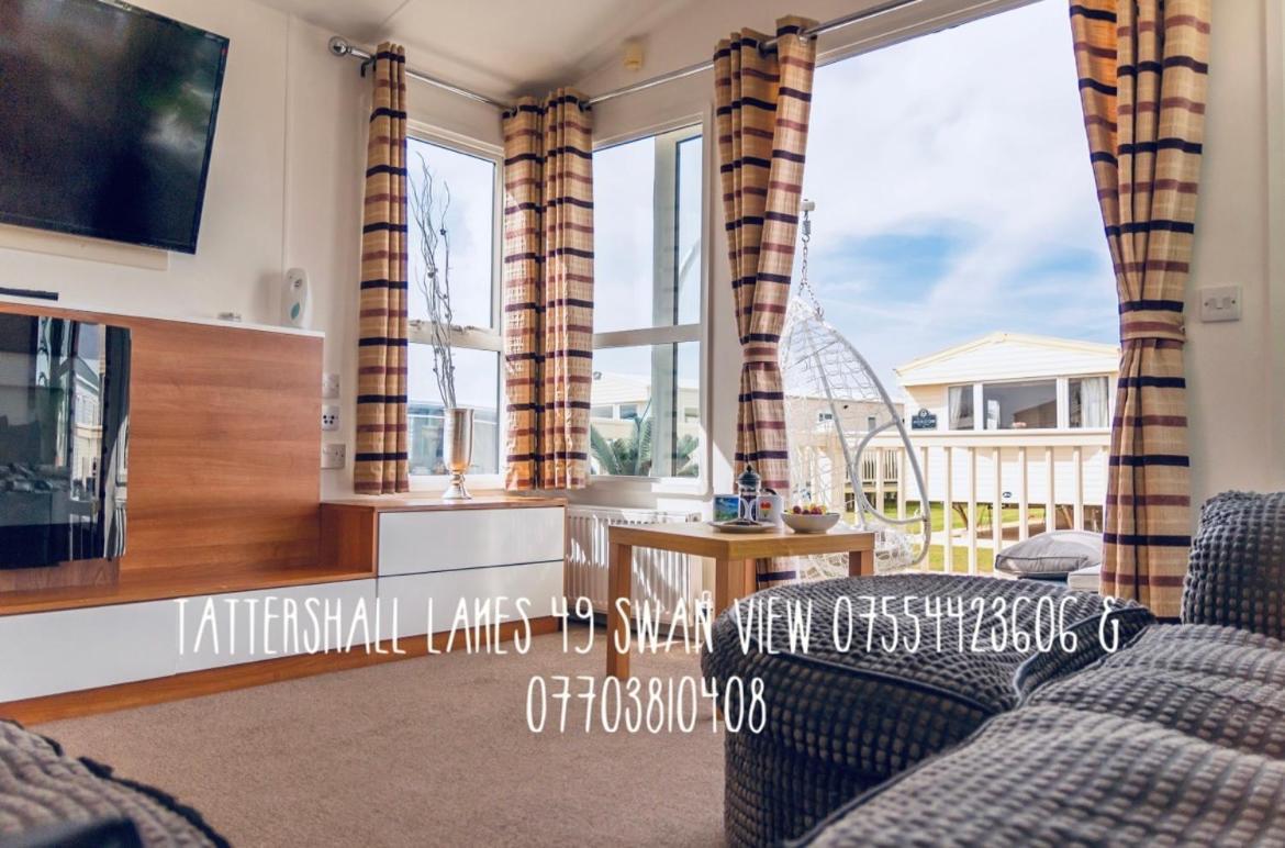 Swan View Retreats # Hottub # Egg Chair # Bbq & Bikes Included 8 Berth Tattershall Esterno foto